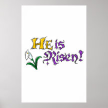 He is Risen Posters