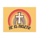 He Is Risen Religious Easter postcards