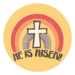 He Is Risen Religious Easter stickers