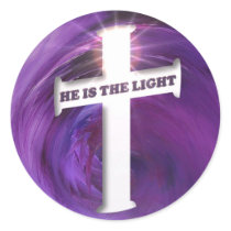 He is the Light stickers