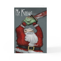 He Knows Greeting Card