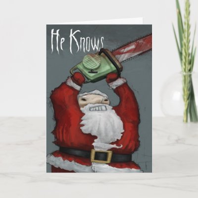 He Knows Greeting Card