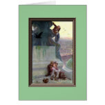 He knows when you've been bad or good.... greeting card