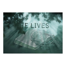 He Lives Easter Poster