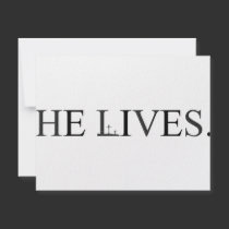 He Lives invitations