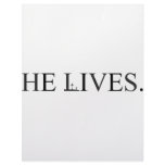 He Lives Letterhead