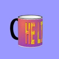 He Lives mugs