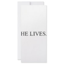 He Lives rack cards by marylouroche He Lives rack cards