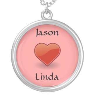 He Loves Her Necklace necklace
