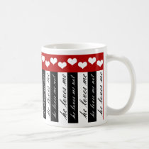 He Loves Me He Loves Me Not Mug mugs