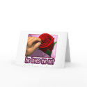 He Loves Me Not card