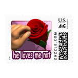 He Loves Me Not postage