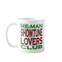 He-Man Showtune Lovers Club Mug mugs