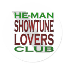 He-Man Showtune Lovers Club Stickers