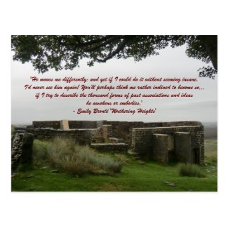 He Moves Me Differently - Wuthering Heights Post Cards