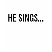 HE RAPS... HE SINGS... t-shirts