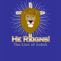 He Reigns, The Lion of Judah T-SHIRT by RealPotential He Reigns, The Lion of Judah T-SHIRT