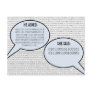 He Said, She Said Binary Code Save the Date Postca Postcard