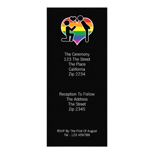He Said Yes Mr And Mr Proposal Gay Wedding Personalized Invitations