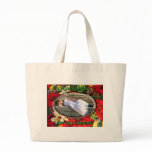 HE SEES YOU WHEN YOU'RE SLEEPING CANVAS BAGS