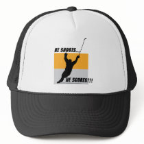 He Shoots....He Scores! hats by alternateworlds He Shoots....He Scores! hats
