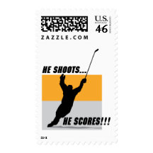 He Shoots....He Scores! Stamp