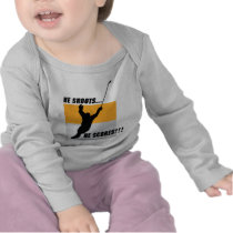He Shoots....He Scores! t-shirts by alternateworlds He Shoots....He Scores! t-shirts