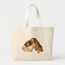 He talked too much! tote bags