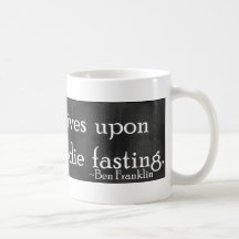 "He that lives upon HOPE will die fasting" Mug