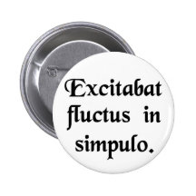 He was stirring up billows in a ladle. pinback button