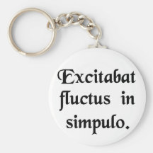 He was stirring up billows in a ladle. key chain