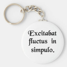 He was stirring up billows in a ladle. keychain