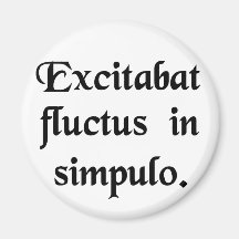 He was stirring up billows in a ladle. magnets