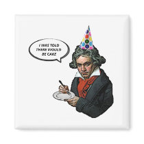 He Was Told There Would Be Cake Magnet magnets