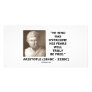 He Who Has Overcome His Fears Will Truly Be Free Custom Photo Card