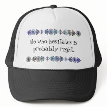 He Who Hesitates hats by SuanSKatra He Who Hesitates hats