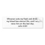 He Will Raise Us! Bumper Stickers