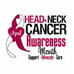 Head and Neck Cancer Awareness Month T-shirts