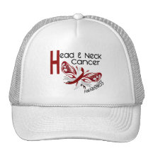Head and Neck Cancer BUTTERFLY 3.1 Hat