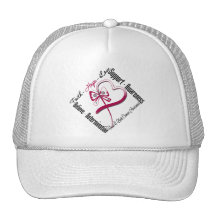 Head and Neck Cancer Faith Hope Love Butterfly Mesh Hats