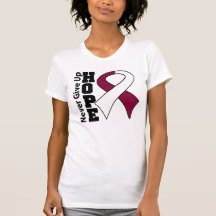 Head and Neck Cancer Hope Never Give Up Shirt