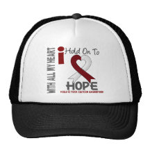 Head and Neck Cancer I Hold On To Hope Mesh Hat