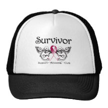 Head and Neck Cancer Survivor Floral Deco Trucker Hat