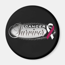 Head and Neck Cancer Survivor Fridge Magnets