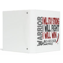 Head And Neck Cancer Warrior Binders