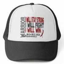 Head And Neck Cancer Warrior Mesh Hats