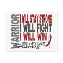 Head And Neck Cancer Warrior Post Cards