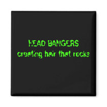 HEAD BANGERS creating hair that rocks magnets