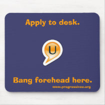 Head. Desk. Mousepad