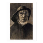 Head Fisherman, Beard Sou'wester, Vincent van Gogh Post Card